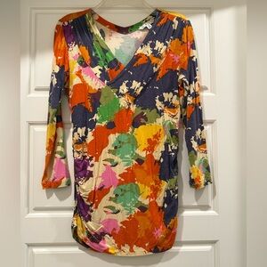 CAbi 3/4 Sleeve Top, Size M